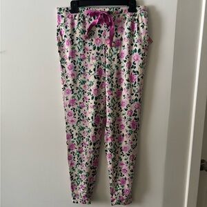 Thalia Sodi Floral Print Joggers w pockets